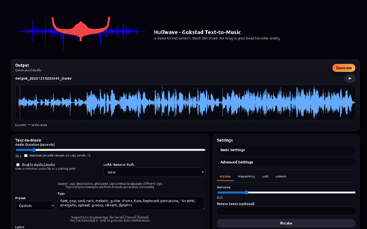 Hullwave - Music to music
